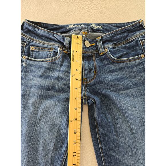 American Eagle Outfitters Blue Straight Leg Jeans - Picture 3 of 13